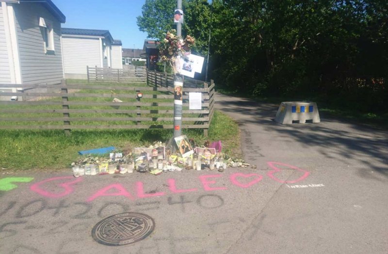 Minnesplats efter Alexander Storåker. Minnesplats efter Alexander Storåker.